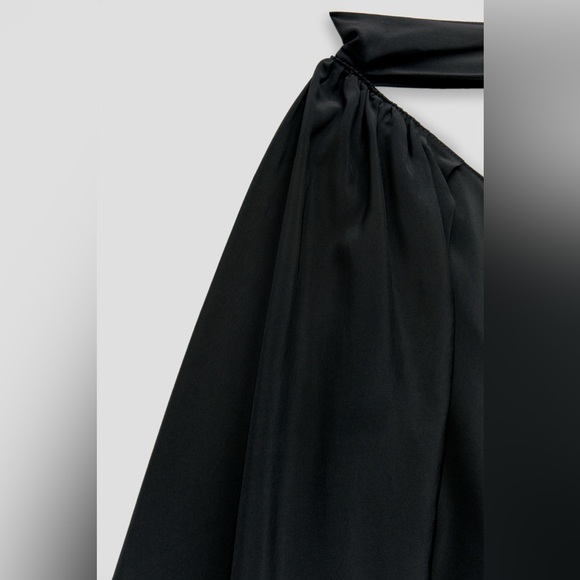 ZARA STUDIO One Shoulder Limited Edition MIDI Dress XS TAGS ATTACHED COCKTAIL - Picture 12 of 15